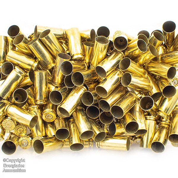 10mm Reloading Brass, Mixed Brass & Nickel, Cleaned, Previously Fired