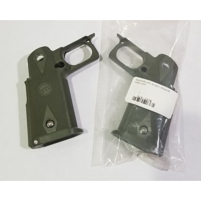 STI Plastic Grip OD Green