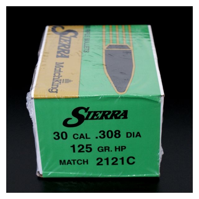 Sierra 30 Cal 125gr HP - 500 Count