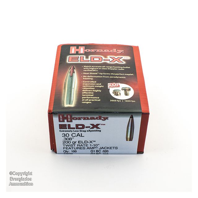 Hornady 30 Cal 200gr ELD-X #3076