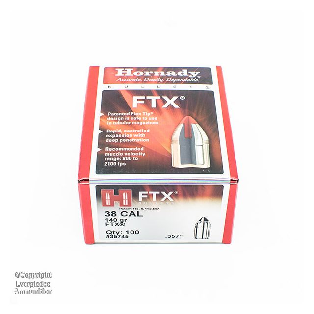 38-357 140 Gr XTP 100ct Hornady # 35740