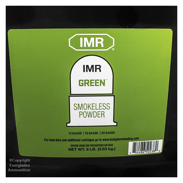 IMR Green - 8lb Smokeless Propellant Powder