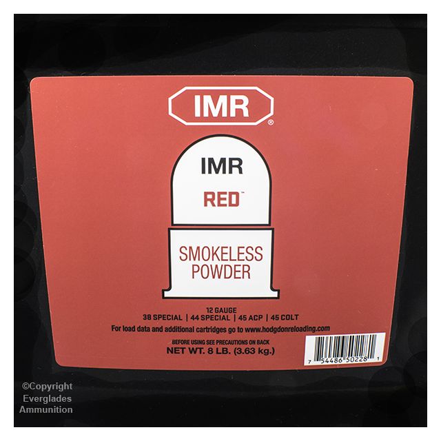 IMR Red - 8lb Smokeless Propellant Powder