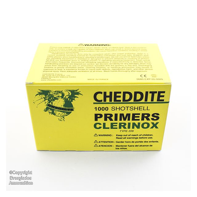 Cheddite - Clerinox CX2000 Shotshell Primers